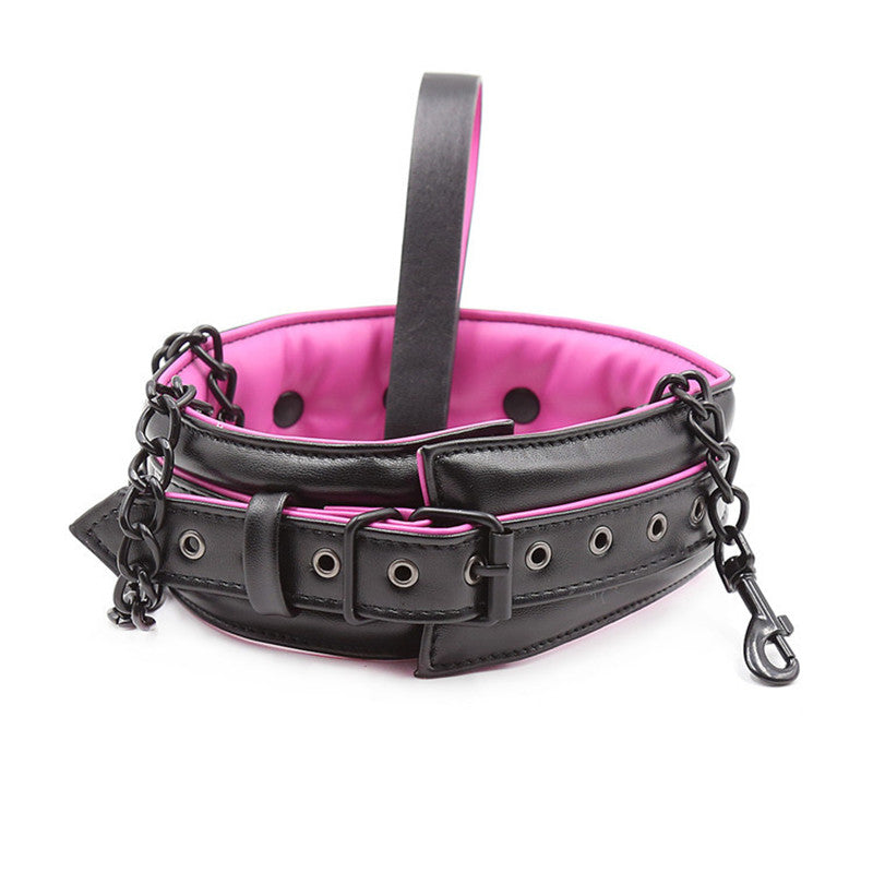 Pinkish Choker cuffs