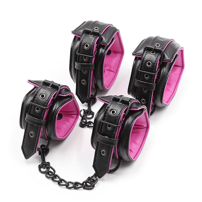 Pinkish Choker cuffs