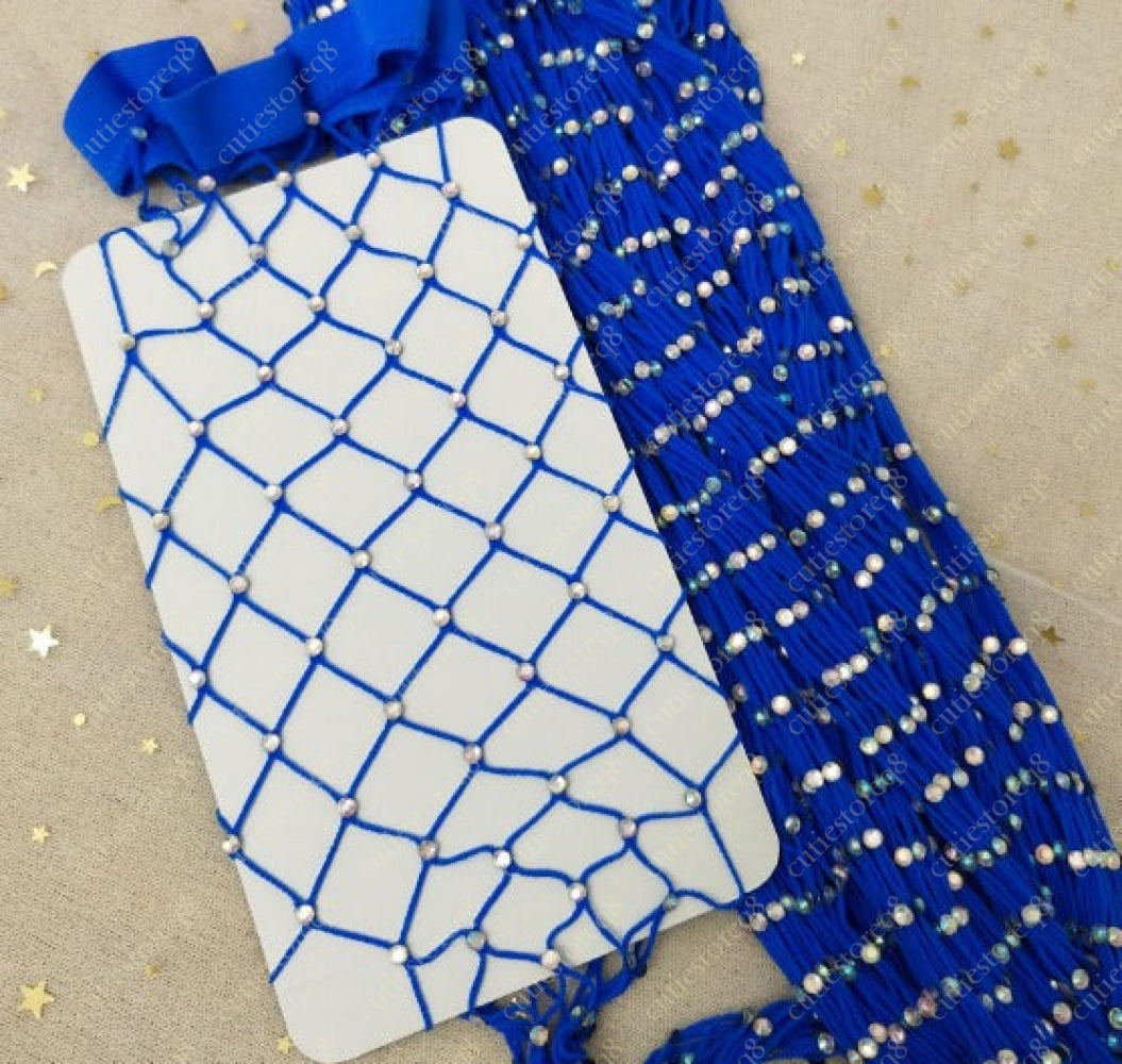 Fishnet hold up diamond stocking