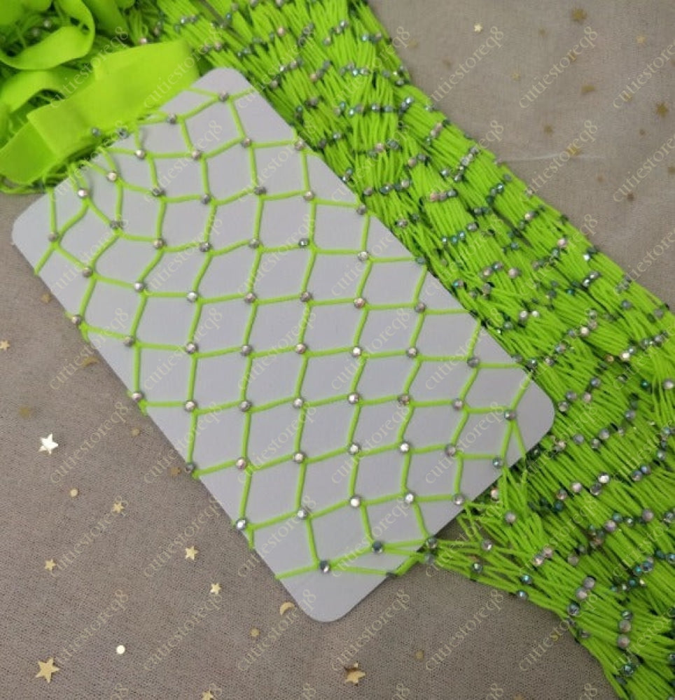 Fishnet hold up diamond stocking