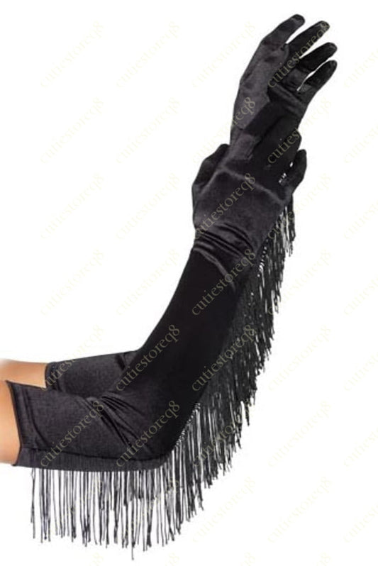 fringe gloves