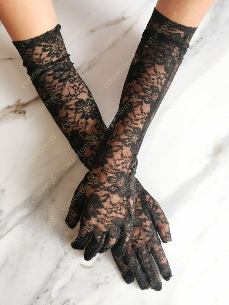 Lace Long Gloves